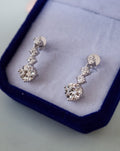 2.6CT D VVS All Moissanite Earrings Female with Certificate 100% - S925 Silver Jewelry/ Earings - JANEIGHT